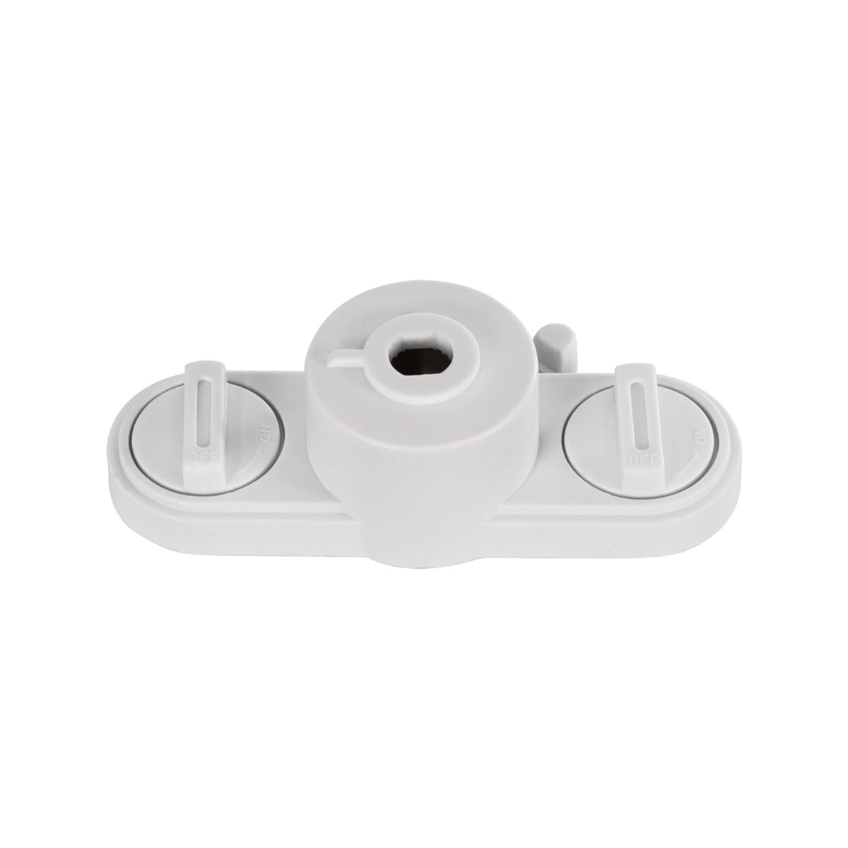 GloboStar® 2L-EUROTRACK 60912 Αντάπτορας Κρέμασης Φωτιστικού - Μονοφασικός 2 Καλωδίων για όλες τις Ράγες EUROTRACK AC 220-240V IP20 Μ10 x Π4 x Υ3.2cm - EUROTRACK® System 1L+1N - Θερμοπλαστικό - Λευκό - 5 Χρόνια Εγγύηση - ledmania.gr