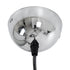 GloboStar® GLASSO 60928 Μοντέρνο Κρεμαστό Φωτιστικό Οροφής Μονόφωτο 1 x E27 Φιμέ Καθρεπτιζέ Νίκελ Γυάλινη Μπάλα με Μεταλλικό Επιχρωμιωμένο Σώμα Φ27 x Υ52cm - ledmania.gr
