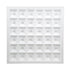 GloboStar® ZEUS 60968 Χωνευτό LED Panel 60x60cm 48W 7440lm 120° CRI≥86Ra UGR<19 Anti-Glare Shield Diffuser AC 220-240V IP44 Μ60 x Π60 x Υ3.3cm - Ψυχρό Λευκό 6000K - Bridgelux High Lumen Chips - TÜV Certified Driver - ledmania.gr