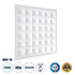 GloboStar® ZEUS 60968 Χωνευτό LED Panel 60x60cm 48W 7440lm 120° CRI≥86Ra UGR<19 Anti-Glare Shield Diffuser AC 220-240V IP44 Μ60 x Π60 x Υ3.3cm - Ψυχρό Λευκό 6000K - Bridgelux High Lumen Chips - TÜV Certified Driver - ledmania.gr