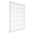 GloboStar® ZEUS 60969 Χωνευτό LED Panel 60x60cm 48W 7200lm 120° CRI≥86Ra UGR<19 Anti-Glare Shield Diffuser AC 220-240V IP44 Μ60 x Π60 x Υ3.3cm - Φυσικό Λευκό 4500K - Bridgelux High Lumen Chips - TÜV Certified Driver - ledmania.gr