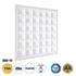 GloboStar® ZEUS 60970 Χωνευτό LED Panel 60x60cm 48W 6960lm 120° CRI≥86Ra UGR<19 Anti-Glare Shield Diffuser AC 220-240V IP44 Μ60 x Π60 x Υ3.3cm - Θερμό Λευκό 2700K - Bridgelux High Lumen Chips - TÜV Certified Driver - ledmania.gr