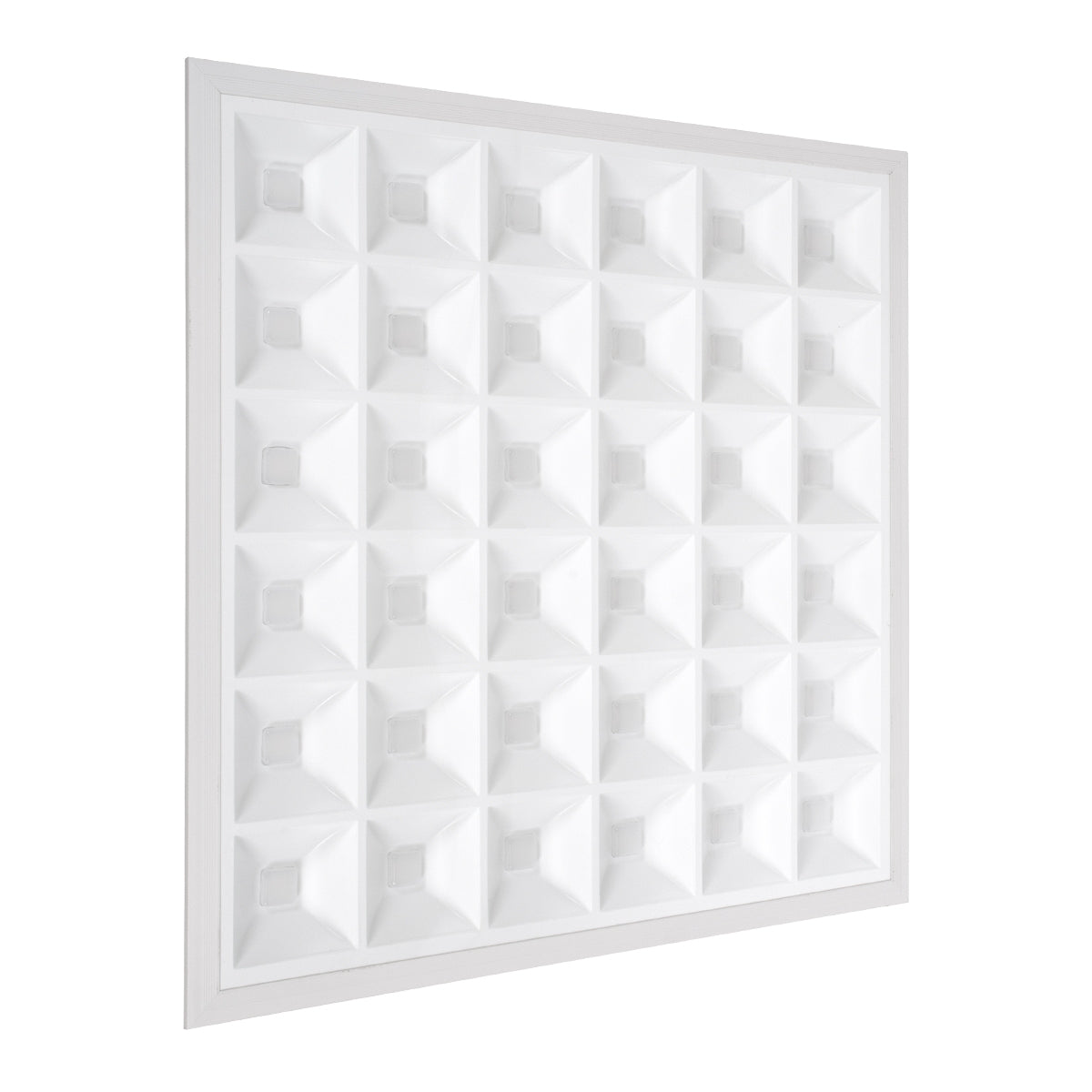 GloboStar® ZEUS 60970 Χωνευτό LED Panel 60x60cm 48W 6960lm 120° CRI≥86Ra UGR<19 Anti-Glare Shield Diffuser AC 220-240V IP44 Μ60 x Π60 x Υ3.3cm - Θερμό Λευκό 2700K - Bridgelux High Lumen Chips - TÜV Certified Driver - ledmania.gr