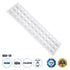 GloboStar® ZEUS 60971 Χωνευτό LED Panel 120x30cm 48W 7440lm 120° CRI≥86Ra UGR<19 Anti-Glare Shield Diffuser AC 220-240V IP44 Μ60 x Π60 x Υ3.3cm - Ψυχρό Λευκό 6000K - Bridgelux High Lumen Chips - TÜV Certified Driver - ledmania.gr