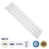 GloboStar® ZEUS 60972 Χωνευτό LED Panel 120x30cm 48W 7200lm 120° CRI≥86Ra UGR<19 Anti-Glare Shield Diffuser AC 220-240V IP44 Μ60 x Π60 x Υ3.3cm - Φυσικό Λευκό 4500K - Bridgelux High Lumen Chips - TÜV Certified Driver - ledmania.gr