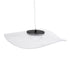 GloboStar® ACRYLICA 60974 Κρεμαστό Φωτιστικό Οροφής Design LED CCT 20W 2240lm 360° AC 220-240V - Εναλλαγή Φωτισμού μέσω Διακόπτη On/Off All In One Ψυχρό 6000k+Φυσικό 4500k+Θερμό 2700k Φ40cm - Μαύρο με Διάφανο Laser Designed Plexiglass - 3 Years Warranty - ledmania.gr