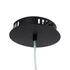 GloboStar® ACRYLICA 60974 Κρεμαστό Φωτιστικό Οροφής Design LED CCT 20W 2240lm 360° AC 220-240V - Εναλλαγή Φωτισμού μέσω Διακόπτη On/Off All In One Ψυχρό 6000k+Φυσικό 4500k+Θερμό 2700k Φ40cm - Μαύρο με Διάφανο Laser Designed Plexiglass - 3 Years Warranty - ledmania.gr