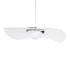 GloboStar® ACRYLICA 60974 Κρεμαστό Φωτιστικό Οροφής Design LED CCT 20W 2240lm 360° AC 220-240V - Εναλλαγή Φωτισμού μέσω Διακόπτη On/Off All In One Ψυχρό 6000k+Φυσικό 4500k+Θερμό 2700k Φ40cm - Μαύρο με Διάφανο Laser Designed Plexiglass - 3 Years Warranty - ledmania.gr