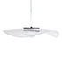 GloboStar® ACRYLICA 60974 Κρεμαστό Φωτιστικό Οροφής Design LED CCT 20W 2240lm 360° AC 220-240V - Εναλλαγή Φωτισμού μέσω Διακόπτη On/Off All In One Ψυχρό 6000k+Φυσικό 4500k+Θερμό 2700k Φ40cm - Μαύρο με Διάφανο Laser Designed Plexiglass - 3 Years Warranty - ledmania.gr