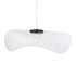 GloboStar® ACRYLICA 60975 Κρεμαστό Φωτιστικό Οροφής Design LED CCT 20W 2240lm 360° AC 220-240V - Εναλλαγή Φωτισμού μέσω Διακόπτη On/Off All In One Ψυχρό 6000k+Φυσικό 4500k+Θερμό 2700k Φ60cm - Μαύρο με Διάφανο Laser Designed Plexiglass - 3 Years Warranty - ledmania.gr