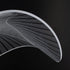 GloboStar® ACRYLICA 60975 Κρεμαστό Φωτιστικό Οροφής Design LED CCT 20W 2240lm 360° AC 220-240V - Εναλλαγή Φωτισμού μέσω Διακόπτη On/Off All In One Ψυχρό 6000k+Φυσικό 4500k+Θερμό 2700k Φ60cm - Μαύρο με Διάφανο Laser Designed Plexiglass - 3 Years Warranty - ledmania.gr