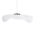 GloboStar® ACRYLICA 60975 Κρεμαστό Φωτιστικό Οροφής Design LED CCT 20W 2240lm 360° AC 220-240V - Εναλλαγή Φωτισμού μέσω Διακόπτη On/Off All In One Ψυχρό 6000k+Φυσικό 4500k+Θερμό 2700k Φ60cm - Μαύρο με Διάφανο Laser Designed Plexiglass - 3 Years Warranty - ledmania.gr