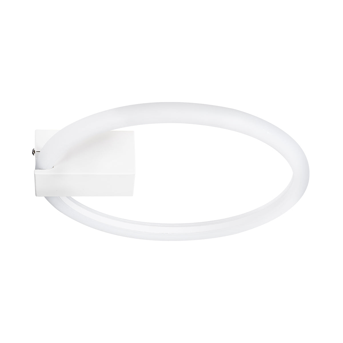 GloboStar® CINDERELLA 60977 Φωτιστικό Οροφής Δαχτυλίδι-Κύκλος LED CCT 16W 1792lm 360° AC 220-240V - Εναλλαγή Φωτισμού μέσω Διακόπτη On/Off All In One Ψυχρό 6000k+Φυσικό 4500k+Θερμό 2700k Φ28cm - Λευκό - 3 Years Warranty - ledmania.gr