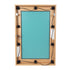 GloboStar® MAKEUP MIRROR-60x90-1 Μοντέρνος Καθρέπτης Μακιγιάζ με Πλαίσιο Φυσικού Ξύλου με Διακόπτη On/Off 10 x E27 AC220-240V - Μ60 x Π7 x Υ90cm - Μπεζ Δρυς - ledmania.gr