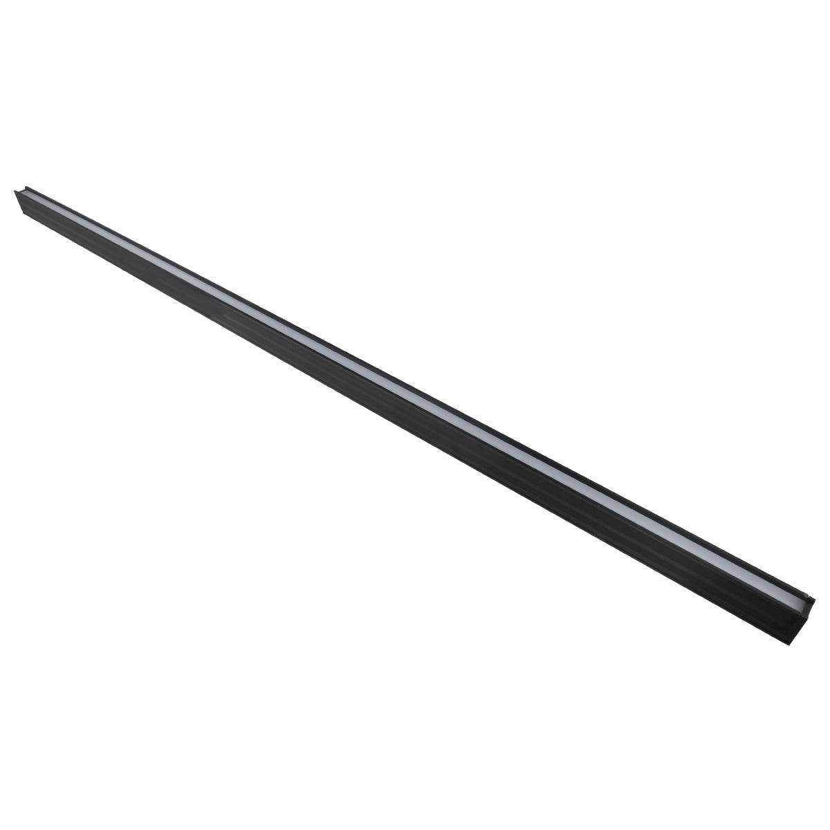 GloboStar® MARKET 61022-S Γραμμικό Φωτιστικό Οροφής Linear LED 18W 2170lm 60° AC 220-240V Μ120 x Π2 x Υ4cm Θερμό Λευκό 2700K - Μαύρο - 3 Years Warranty - ledmania.gr