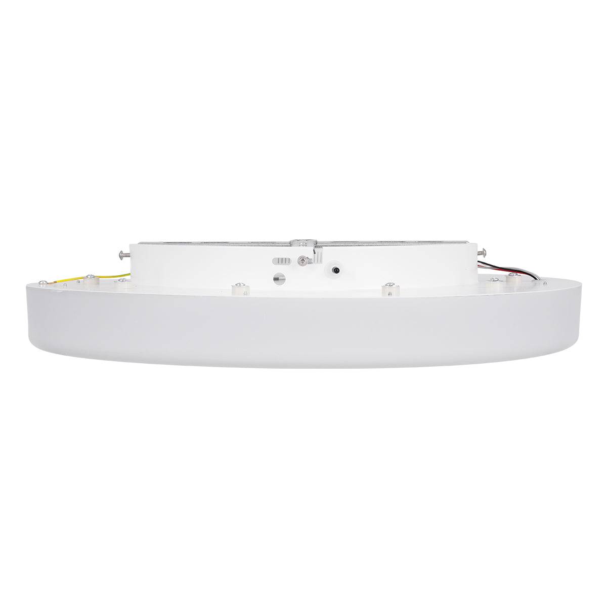 GloboStar® ARIANA 61034 Πλαφονιέρα Οροφής Κύκλος LED CCT 55W 6376lm 120° AC 220-240V - Εναλλαγή Φωτισμού μέσω Τηλεχειριστηρίου All In One Ψυχρό Λευκό 6000k+Φυσικό Λευκό 4500k+Θερμό Λευκό 2700k Dimmable Φ48cm - Μαύρο - 3 Years Warranty - ledmania.gr