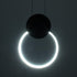 GloboStar® CYCLOS 61075 Κρεμαστό Φωτιστικό Οροφής Design LED CCT 9W 1080lm 300° AC 220-240V - Εναλλαγή Φωτισμού μέσω Διακόπτη On/Off All In One Ψυχρό 6000k+Φυσικό 4500k+Θερμό 2700k Μ21 x Π2.3 x Υ26.5cm - Χρυσό Βούρτσας - ledmania.gr