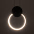 GloboStar® CYCLOS 61075 Κρεμαστό Φωτιστικό Οροφής Design LED CCT 9W 1080lm 300° AC 220-240V - Εναλλαγή Φωτισμού μέσω Διακόπτη On/Off All In One Ψυχρό 6000k+Φυσικό 4500k+Θερμό 2700k Μ21 x Π2.3 x Υ26.5cm - Χρυσό Βούρτσας - ledmania.gr