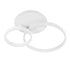 GloboStar® VENOM 61121 Φωτιστικό Οροφής Δαχτυλίδι-Κύκλος LED CCT 67W 8107lm 360° AC 220-240V - Εναλλαγή Φωτισμού μέσω Τηλεχειριστηρίου All In One Ψυχρό 6000k+Φυσικό 4500k+Θερμό 2700k Dimmable Φ25+40cm+BackLight - Λευκό - ledmania.gr