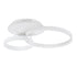 GloboStar® VENOM 61121 Φωτιστικό Οροφής Δαχτυλίδι-Κύκλος LED CCT 67W 8107lm 360° AC 220-240V - Εναλλαγή Φωτισμού μέσω Τηλεχειριστηρίου All In One Ψυχρό 6000k+Φυσικό 4500k+Θερμό 2700k Dimmable Φ25+40cm+BackLight - Λευκό - ledmania.gr