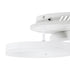 GloboStar® VENOM 61121 Φωτιστικό Οροφής Δαχτυλίδι-Κύκλος LED CCT 67W 8107lm 360° AC 220-240V - Εναλλαγή Φωτισμού μέσω Τηλεχειριστηρίου All In One Ψυχρό 6000k+Φυσικό 4500k+Θερμό 2700k Dimmable Φ25+40cm+BackLight - Λευκό - ledmania.gr