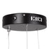 GloboStar® DIAMOND 61126 Κρεμαστό Φωτιστικό Δαχτυλίδι-Κύκλος LED CCT 20W 2356lm 360° AC 220-240V - Εναλλαγή Φωτισμού μέσω Τηλεχειριστηρίου All In One Ψυχρό 6000k+Φυσικό 4500k+Θερμό 2700k Dimmable Φ25cm - Μαύρο - 3 Years Warranty - ledmania.gr