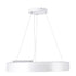 GloboStar® RA 61195 Κρεμαστό Φωτιστικό Δαχτυλίδι-Κύκλος LED CCT 67W 7370lm 120° AC 220-240V - Εναλλαγή Φωτισμού μέσω Τηλεχειριστηρίου All In One Ψυχρό 6000k+Φυσικό 4500k+Θερμό 2700k Dimmable Φ60cm - Λευκό- 3 Years Warranty - ledmania.gr