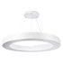 GloboStar® RA 61197 Κρεμαστό Φωτιστικό Δαχτυλίδι-Κύκλος LED CCT 75W 8250lm 120° AC 220-240V - Εναλλαγή Φωτισμού μέσω Τηλεχειριστηρίου All In One Ψυχρό 6000k+Φυσικό 4500k+Θερμό 2700k Dimmable Φ80cm - Λευκό - 3 Years Warranty - ledmania.gr
