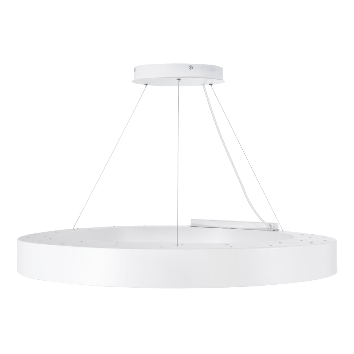 GloboStar® RA 61197 Κρεμαστό Φωτιστικό Δαχτυλίδι-Κύκλος LED CCT 75W 8250lm 120° AC 220-240V - Εναλλαγή Φωτισμού μέσω Τηλεχειριστηρίου All In One Ψυχρό 6000k+Φυσικό 4500k+Θερμό 2700k Dimmable Φ80cm - Λευκό - 3 Years Warranty - ledmania.gr