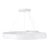 GloboStar® RA 61197 Κρεμαστό Φωτιστικό Δαχτυλίδι-Κύκλος LED CCT 75W 8250lm 120° AC 220-240V - Εναλλαγή Φωτισμού μέσω Τηλεχειριστηρίου All In One Ψυχρό 6000k+Φυσικό 4500k+Θερμό 2700k Dimmable Φ80cm - Λευκό - 3 Years Warranty - ledmania.gr