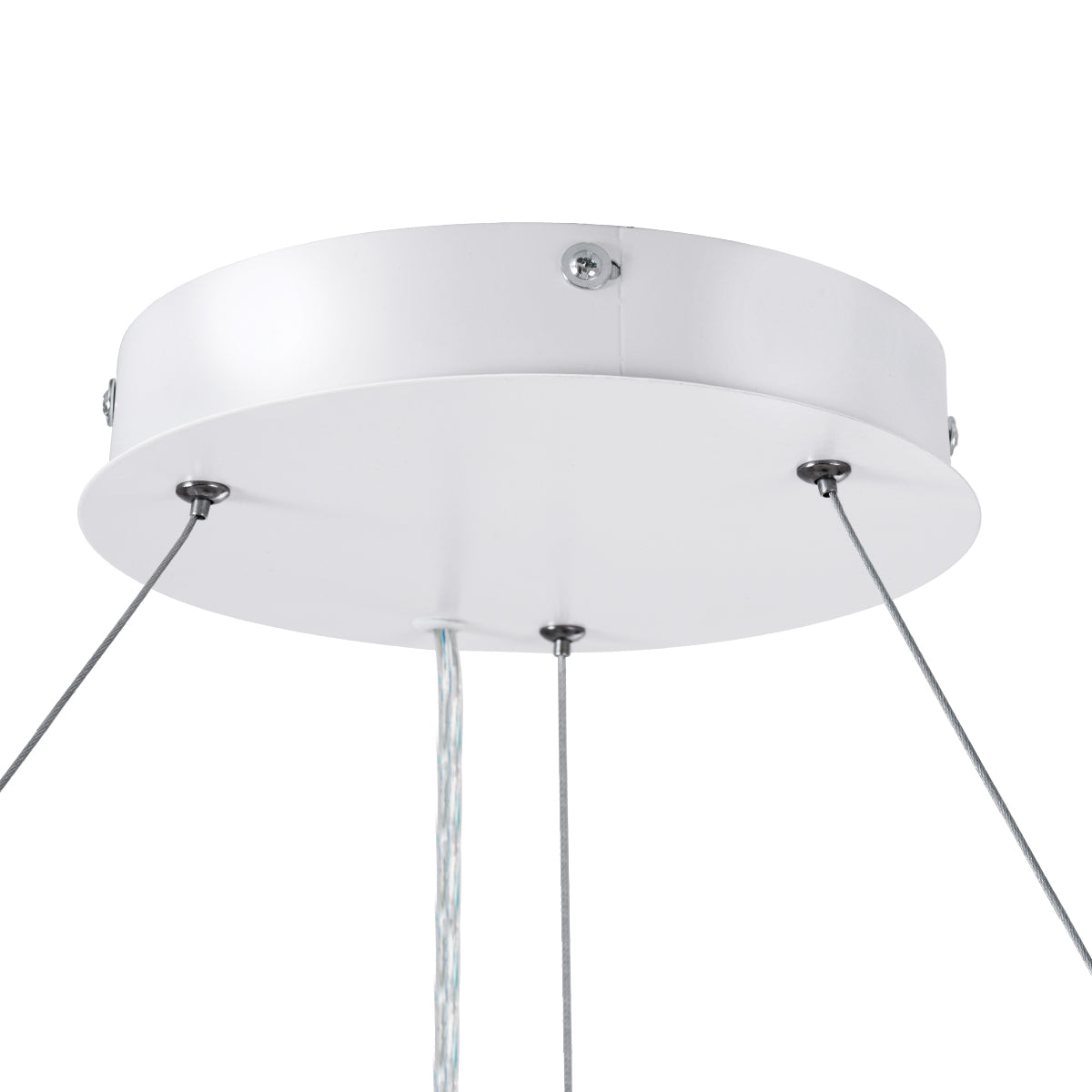 GloboStar® RA 61197 Κρεμαστό Φωτιστικό Δαχτυλίδι-Κύκλος LED CCT 75W 8250lm 120° AC 220-240V - Εναλλαγή Φωτισμού μέσω Τηλεχειριστηρίου All In One Ψυχρό 6000k+Φυσικό 4500k+Θερμό 2700k Dimmable Φ80cm - Λευκό - 3 Years Warranty - ledmania.gr