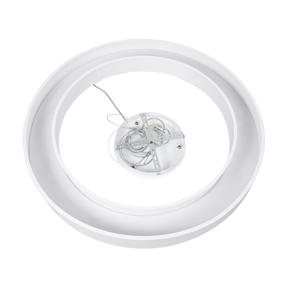 GloboStar® RA 61197 Κρεμαστό Φωτιστικό Δαχτυλίδι-Κύκλος LED CCT 75W 8250lm 120° AC 220-240V - Εναλλαγή Φωτισμού μέσω Τηλεχειριστηρίου All In One Ψυχρό 6000k+Φυσικό 4500k+Θερμό 2700k Dimmable Φ80cm - Λευκό - 3 Years Warranty - ledmania.gr