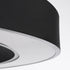 GloboStar® RA 61198 Κρεμαστό Φωτιστικό Δαχτυλίδι-Κύκλος LED CCT 100W 11020lm 120° AC 220-240V - Εναλλαγή Φωτισμού μέσω Τηλεχειριστηρίου All In One Ψυχρό 6000k+Φυσικό 4500k+Θερμό 2700k Dimmable Φ120cm - Μαύρο - 3 Years Warranty - ledmania.gr