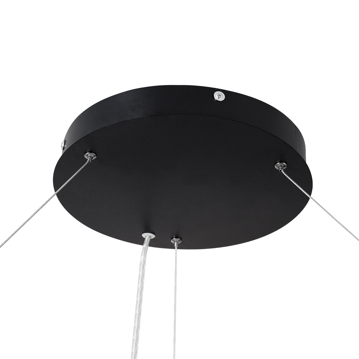 GloboStar® RA 61198 Κρεμαστό Φωτιστικό Δαχτυλίδι-Κύκλος LED CCT 100W 11020lm 120° AC 220-240V - Εναλλαγή Φωτισμού μέσω Τηλεχειριστηρίου All In One Ψυχρό 6000k+Φυσικό 4500k+Θερμό 2700k Dimmable Φ120cm - Μαύρο - 3 Years Warranty - ledmania.gr