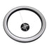 GloboStar® RA 61198 Κρεμαστό Φωτιστικό Δαχτυλίδι-Κύκλος LED CCT 100W 11020lm 120° AC 220-240V - Εναλλαγή Φωτισμού μέσω Τηλεχειριστηρίου All In One Ψυχρό 6000k+Φυσικό 4500k+Θερμό 2700k Dimmable Φ120cm - Μαύρο - 3 Years Warranty - ledmania.gr