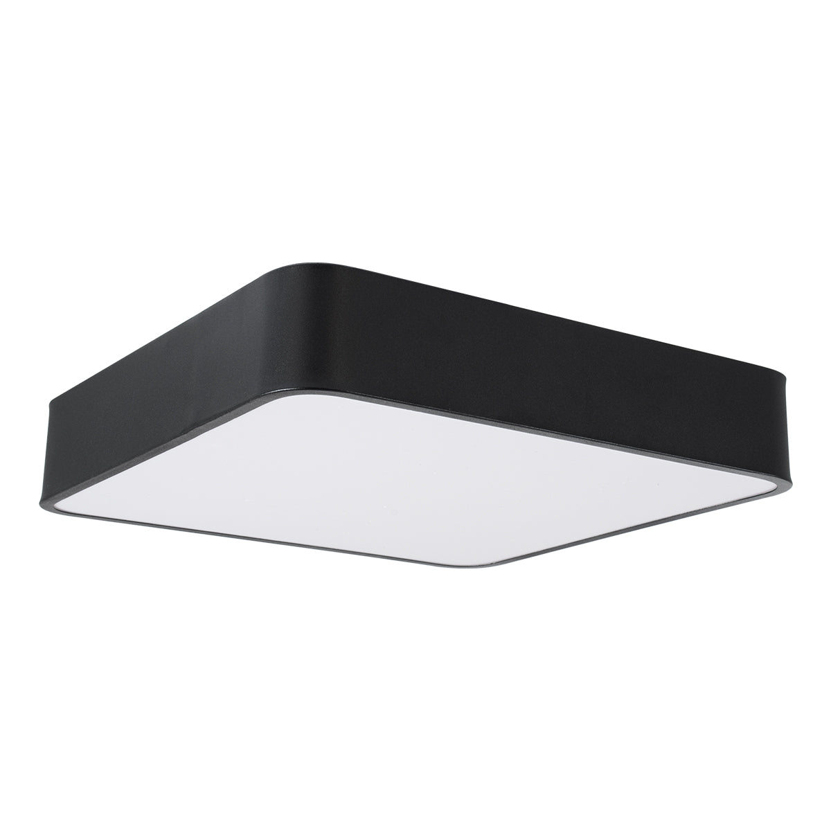 GloboStar® KAMALA 61206-P Κρεμαστή Πλαφονιέρα Οροφής LED CCT 67W 7370lm 120° AC 220-240V - Εναλλαγή Φωτισμού μέσω Τηλεχειριστηρίου All In One Ψυχρό 6000k+Φυσικό 4500k+Θερμό 2700k Dimmable Μ40 x Π40 x Υ8cm- Μαύρο - 3 Years Warranty - ledmania.gr