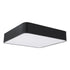 GloboStar® KAMALA 61206-P Κρεμαστή Πλαφονιέρα Οροφής LED CCT 67W 7370lm 120° AC 220-240V - Εναλλαγή Φωτισμού μέσω Τηλεχειριστηρίου All In One Ψυχρό 6000k+Φυσικό 4500k+Θερμό 2700k Dimmable Μ40 x Π40 x Υ8cm- Μαύρο - 3 Years Warranty - ledmania.gr