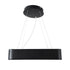 GloboStar® KAMALA 61206-P Κρεμαστή Πλαφονιέρα Οροφής LED CCT 67W 7370lm 120° AC 220-240V - Εναλλαγή Φωτισμού μέσω Τηλεχειριστηρίου All In One Ψυχρό 6000k+Φυσικό 4500k+Θερμό 2700k Dimmable Μ40 x Π40 x Υ8cm- Μαύρο - 3 Years Warranty - ledmania.gr