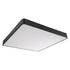 GloboStar® KAMALA 61210-P Κρεμαστή Πλαφονιέρα Οροφής LED CCT 100W 11020lm 120° AC 220-240V - Εναλλαγή Φωτισμού μέσω Τηλεχειριστηρίου All In One Ψυχρό 6000k+Φυσικό 4500k+Θερμό 2700k Dimmable Μ80 x Π80 x Υ8cm- Μαύρο - 3 Years Warranty - ledmania.gr
