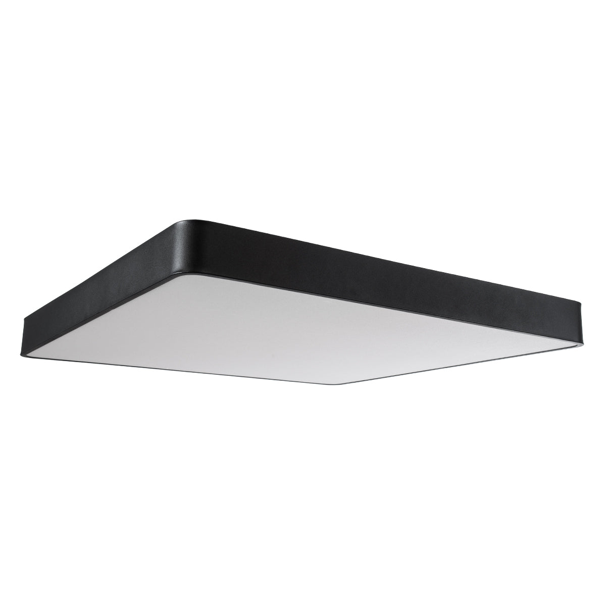 GloboStar® KAMALA 61210-P Κρεμαστή Πλαφονιέρα Οροφής LED CCT 100W 11020lm 120° AC 220-240V - Εναλλαγή Φωτισμού μέσω Τηλεχειριστηρίου All In One Ψυχρό 6000k+Φυσικό 4500k+Θερμό 2700k Dimmable Μ80 x Π80 x Υ8cm- Μαύρο - 3 Years Warranty - ledmania.gr