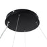 GloboStar® KAMALA 61210-P Κρεμαστή Πλαφονιέρα Οροφής LED CCT 100W 11020lm 120° AC 220-240V - Εναλλαγή Φωτισμού μέσω Τηλεχειριστηρίου All In One Ψυχρό 6000k+Φυσικό 4500k+Θερμό 2700k Dimmable Μ80 x Π80 x Υ8cm- Μαύρο - 3 Years Warranty - ledmania.gr