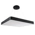 GloboStar® KAMALA 61210-P Κρεμαστή Πλαφονιέρα Οροφής LED CCT 100W 11020lm 120° AC 220-240V - Εναλλαγή Φωτισμού μέσω Τηλεχειριστηρίου All In One Ψυχρό 6000k+Φυσικό 4500k+Θερμό 2700k Dimmable Μ80 x Π80 x Υ8cm- Μαύρο - 3 Years Warranty - ledmania.gr