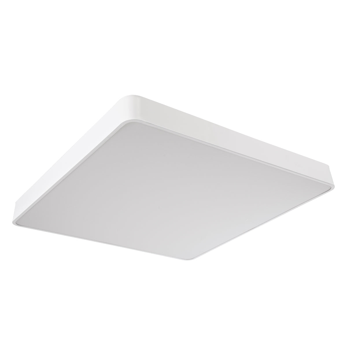 GloboStar® KAMALA 61211-P Κρεμαστή Πλαφονιέρα Οροφής LED CCT 100W 11020lm 120° AC 220-240V - Εναλλαγή Φωτισμού μέσω Τηλεχειριστηρίου All In One Ψυχρό 6000k+Φυσικό 4500k+Θερμό 2700k Dimmable Μ80 x Π80 x Υ8cm- Λευκό- 3 Years Warranty - ledmania.gr