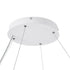 GloboStar® KAMALA 61211-P Κρεμαστή Πλαφονιέρα Οροφής LED CCT 100W 11020lm 120° AC 220-240V - Εναλλαγή Φωτισμού μέσω Τηλεχειριστηρίου All In One Ψυχρό 6000k+Φυσικό 4500k+Θερμό 2700k Dimmable Μ80 x Π80 x Υ8cm- Λευκό- 3 Years Warranty - ledmania.gr
