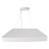 GloboStar® KAMALA 61211-S Πλαφονιέρα Οροφής LED CCT 100W 11020lm 120° AC 220-240V - Εναλλαγή Φωτισμού μέσω Τηλεχειριστηρίου All In One Ψυχρό 6000k+Φυσικό 4500k+Θερμό 2700k Dimmable Μ80 x Π80 x Υ8cm- Λευκό- - 3 Years Warranty - ledmania.gr