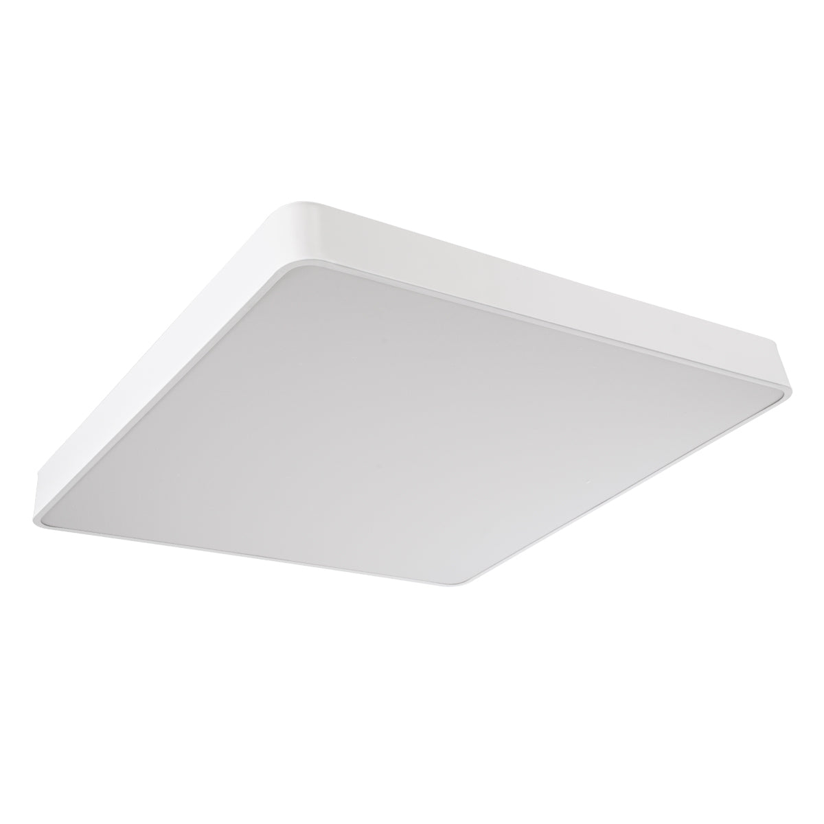 GloboStar® KAMALA 61211-S Πλαφονιέρα Οροφής LED CCT 100W 11020lm 120° AC 220-240V - Εναλλαγή Φωτισμού μέσω Τηλεχειριστηρίου All In One Ψυχρό 6000k+Φυσικό 4500k+Θερμό 2700k Dimmable Μ80 x Π80 x Υ8cm- Λευκό- - 3 Years Warranty - ledmania.gr
