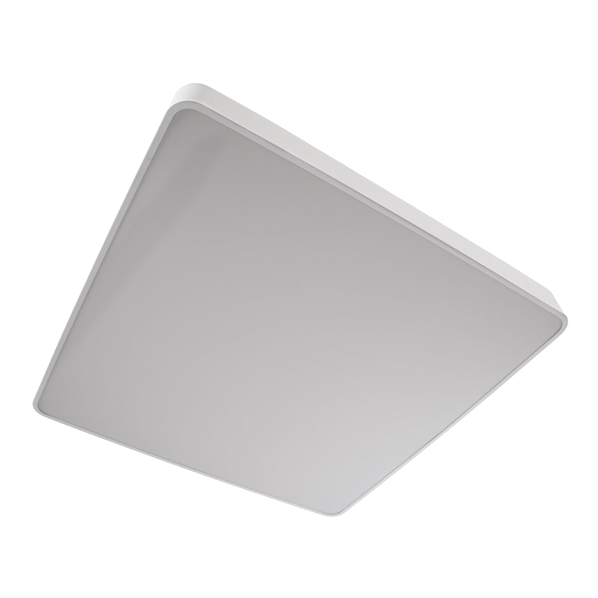 GloboStar® KAMALA 61211-S Πλαφονιέρα Οροφής LED CCT 100W 11020lm 120° AC 220-240V - Εναλλαγή Φωτισμού μέσω Τηλεχειριστηρίου All In One Ψυχρό 6000k+Φυσικό 4500k+Θερμό 2700k Dimmable Μ80 x Π80 x Υ8cm- Λευκό- - 3 Years Warranty - ledmania.gr