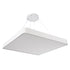 GloboStar® KAMALA 61211-S Πλαφονιέρα Οροφής LED CCT 100W 11020lm 120° AC 220-240V - Εναλλαγή Φωτισμού μέσω Τηλεχειριστηρίου All In One Ψυχρό 6000k+Φυσικό 4500k+Θερμό 2700k Dimmable Μ80 x Π80 x Υ8cm- Λευκό- - 3 Years Warranty - ledmania.gr