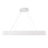 GloboStar® KAMALA 61211-P Κρεμαστή Πλαφονιέρα Οροφής LED CCT 100W 11020lm 120° AC 220-240V - Εναλλαγή Φωτισμού μέσω Τηλεχειριστηρίου All In One Ψυχρό 6000k+Φυσικό 4500k+Θερμό 2700k Dimmable Μ80 x Π80 x Υ8cm- Λευκό- 3 Years Warranty - ledmania.gr