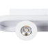 GloboStar® NESPO 61213 Φωτιστικό Οροφής Linear Design LED CCT με Κινούμενα Σποτ LED Spot Downlight 36W 4032lm 360° & 45° AC 220-240V - Εναλλαγή Φωτισμού μέσω Διακόπτη On/Off All In One Ψυχρό 6000k+Φυσικό 4500k+Θερμό 2700k Μ40 x Π13 x Υ6.5cm - Λευκό - ledmania.gr